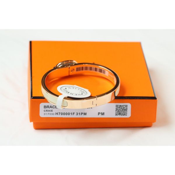 HERM Creme Mini Clic Chaine d'Ancre Bracelet