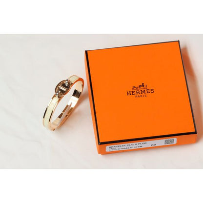 HERM Creme Mini Clic Chaine d'Ancre Bracelet