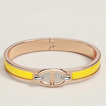 HERM Yellow Mini Clic Chaine d'Ancre Bracelet