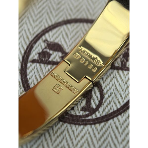 HERM Anemone Iris Enamel Clic H Bracelet