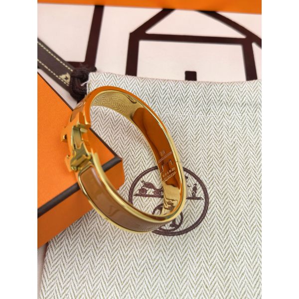 HERM Chataigne Enamel Clic H Bracelet