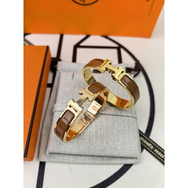HERM Chataigne Enamel Clic H Bracelet