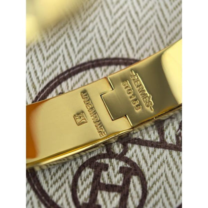 HERM Blue Ciel Enamel Clic H Bracelet