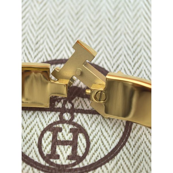 HERM Jaune Ambre Enamel Clic H Bracelet