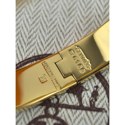 HERM Jaune Ambre Enamel Clic H Bracelet