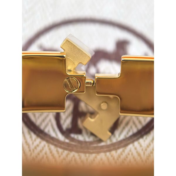 HERM Lilas Enamel Clic H Bracelet