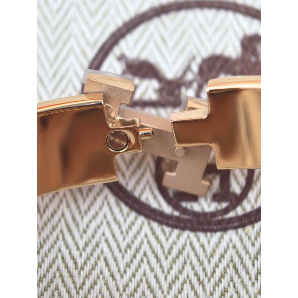 HERM Lilas Enamel Clic H Bracelet