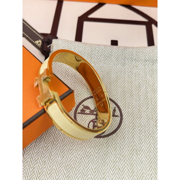 HERM Poussin Enamel Clic H Bracelet