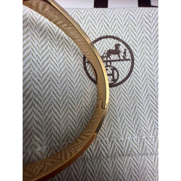 HERM Small Kelly Bracelet with Diamonds