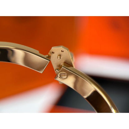 HERM Creme Mini Clic Kelly Bracelet