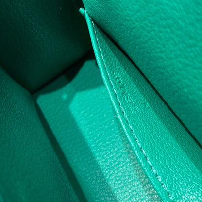 HERM Kelly Mini II Bag In Vert Jade Epsom Leather GHW