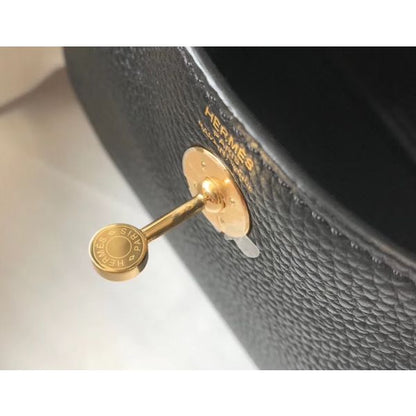 HERM Lindy Mini Bag In Black Clemence Leather GHW