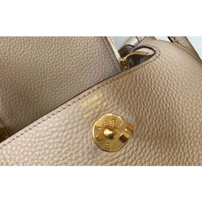 HERM Lindy Mini Bag In Trench Clemence Leather GHW