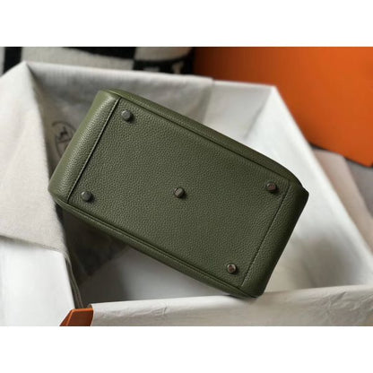 HERM Lindy 26cm Bag In Canopee Clemence Leather PHW