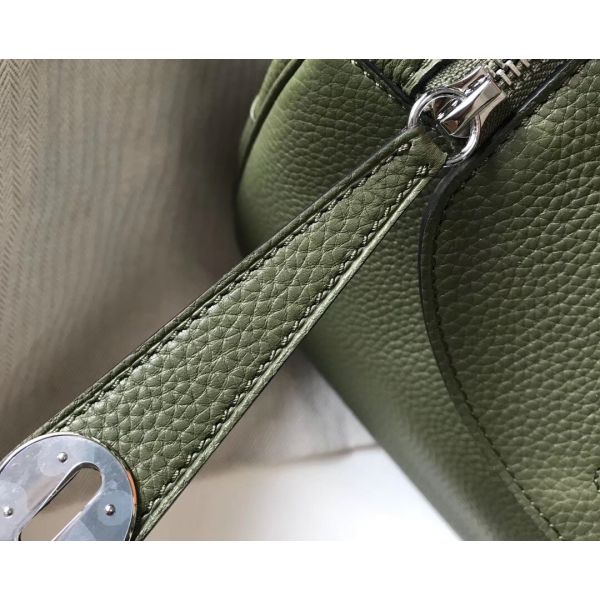 HERM Lindy 26cm Bag In Canopee Clemence Leather PHW