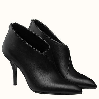 HERM Virginia Ankle Boot In Black Leather