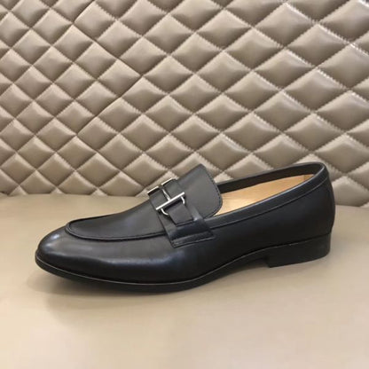 HERM Men's Sydney Loafers In Black Calfskin