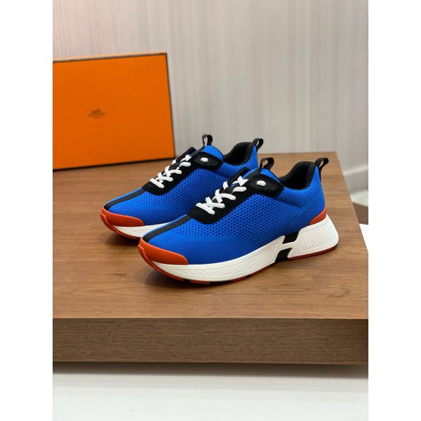 HERM Heros Sneakers in Blue Technical Knit