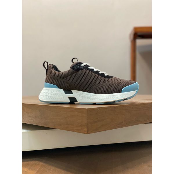 HERM Heros Sneakers in Black Knit and Black Suede