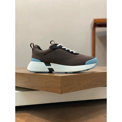 HERM Heros Sneakers in Black Knit and Black Suede