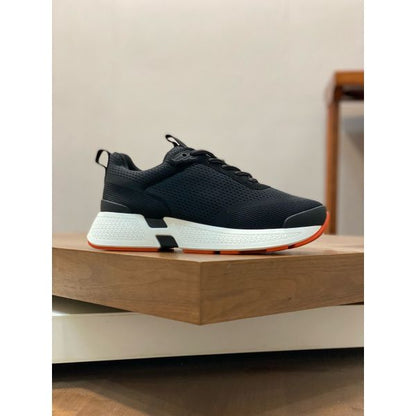 HERM Heros Sneakers in Black Technical Knit