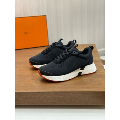 HERM Heros Sneakers in Black Technical Knit