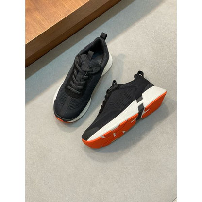 HERM Heros Sneakers in Black Technical Knit