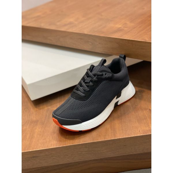 HERM Heros Sneakers in Black Technical Knit