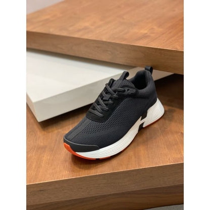 HERM Heros Sneakers in Black Technical Knit