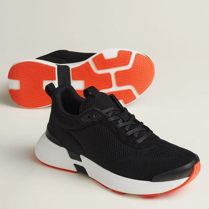 HERM Heros Sneakers in Black Technical Knit