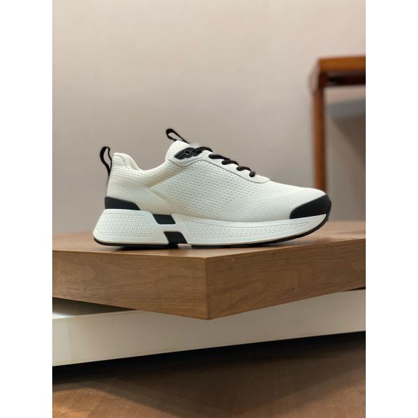 HERM Heros Sneakers in White Technical Knit