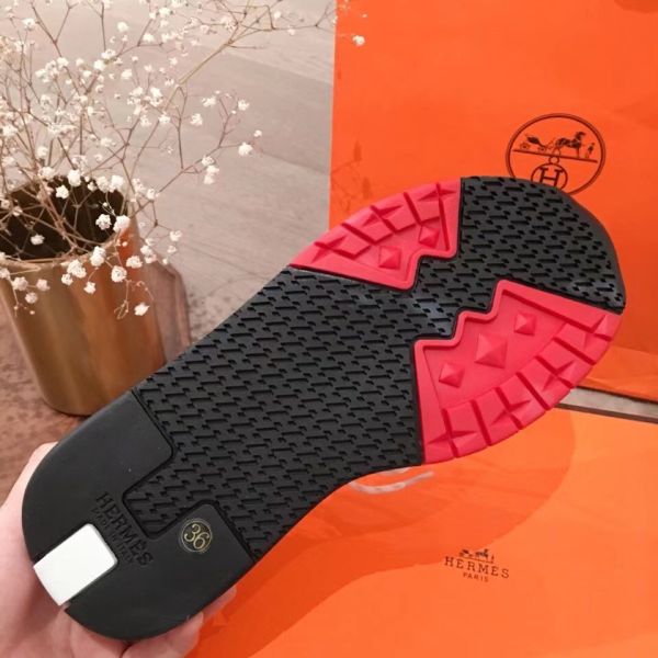 HERM Men's Addict Sneakers In White Knit