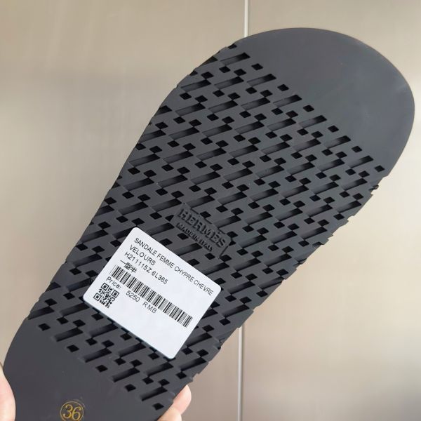 HERM Men's Chypre Sandals in Black Calfskin