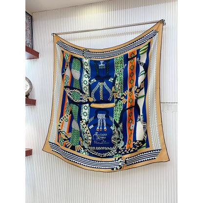 HERM Multicolore Fantaisie d'Etriers Shawl 140