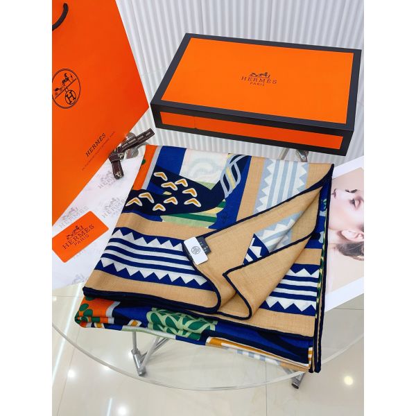 HERM Multicolore Fantaisie d'Etriers Shawl 140