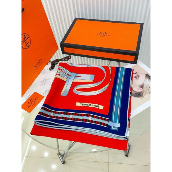 HERM Piment Lettres Equestres shawl 140