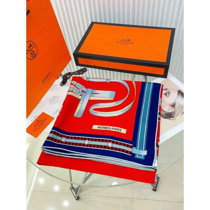 HERM Piment Lettres Equestres shawl 140