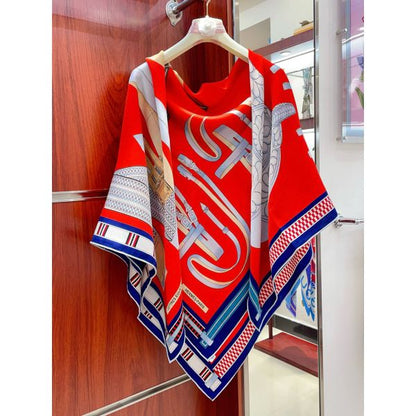 HERM Piment Lettres Equestres shawl 140