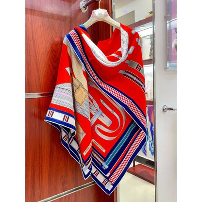 HERM Piment Lettres Equestres shawl 140