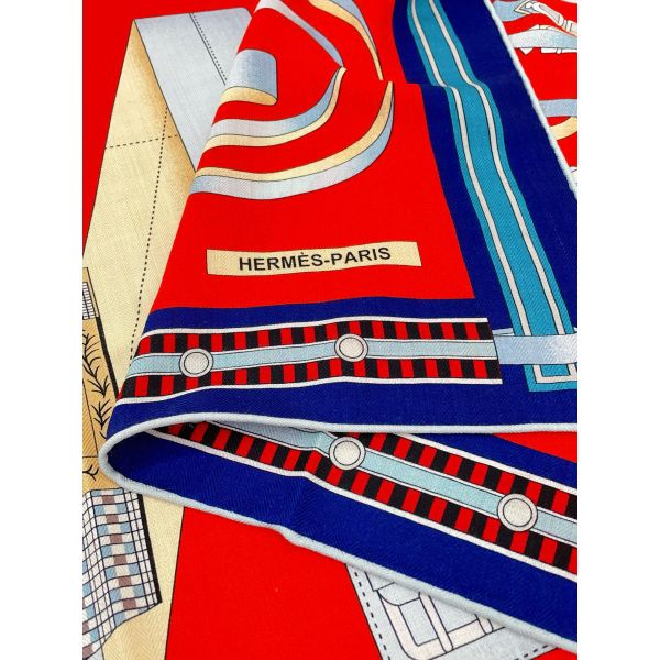 HERM Piment Lettres Equestres shawl 140