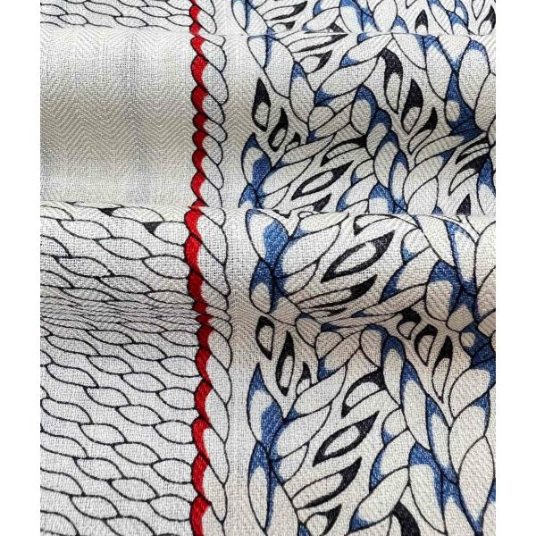 HERM Grey Dressage Tressage Shawl 140