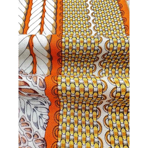 HERM Orange Dressage Tressage Shawl 140