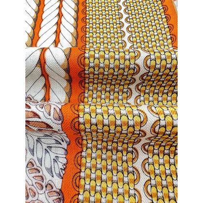 HERM Orange Dressage Tressage Shawl 140