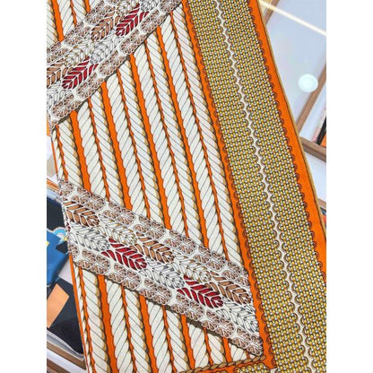 HERM Orange Dressage Tressage Shawl 140