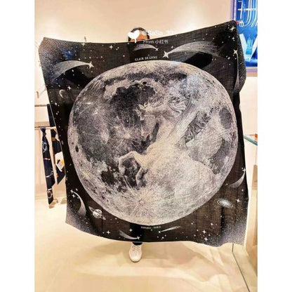 HERM Black Clair de Lune Shawl 140