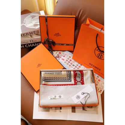 HERM Naturel Tatouages Marins Bandana Shawl 140