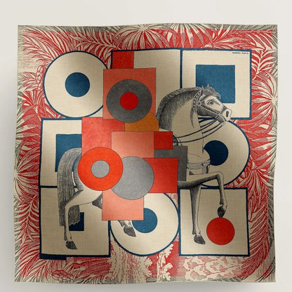 HERM Grenadine Cavalier en Formes Shawl 140