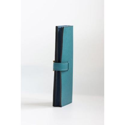 HERM Bearn Verso Long Wallet in Vert Bosphore Epsom Calfskin