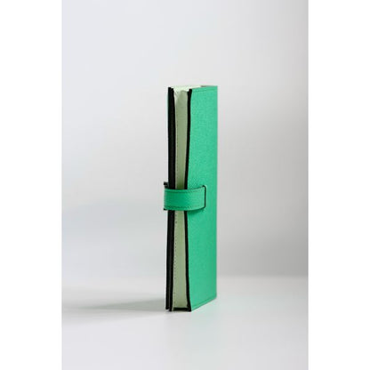 HERM Bearn Verso Long Wallet in Vert Comics Epsom Calfskin