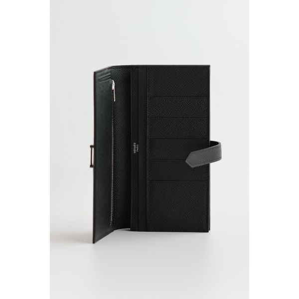 HERM Bearn Long Handmade Wallet in All Black